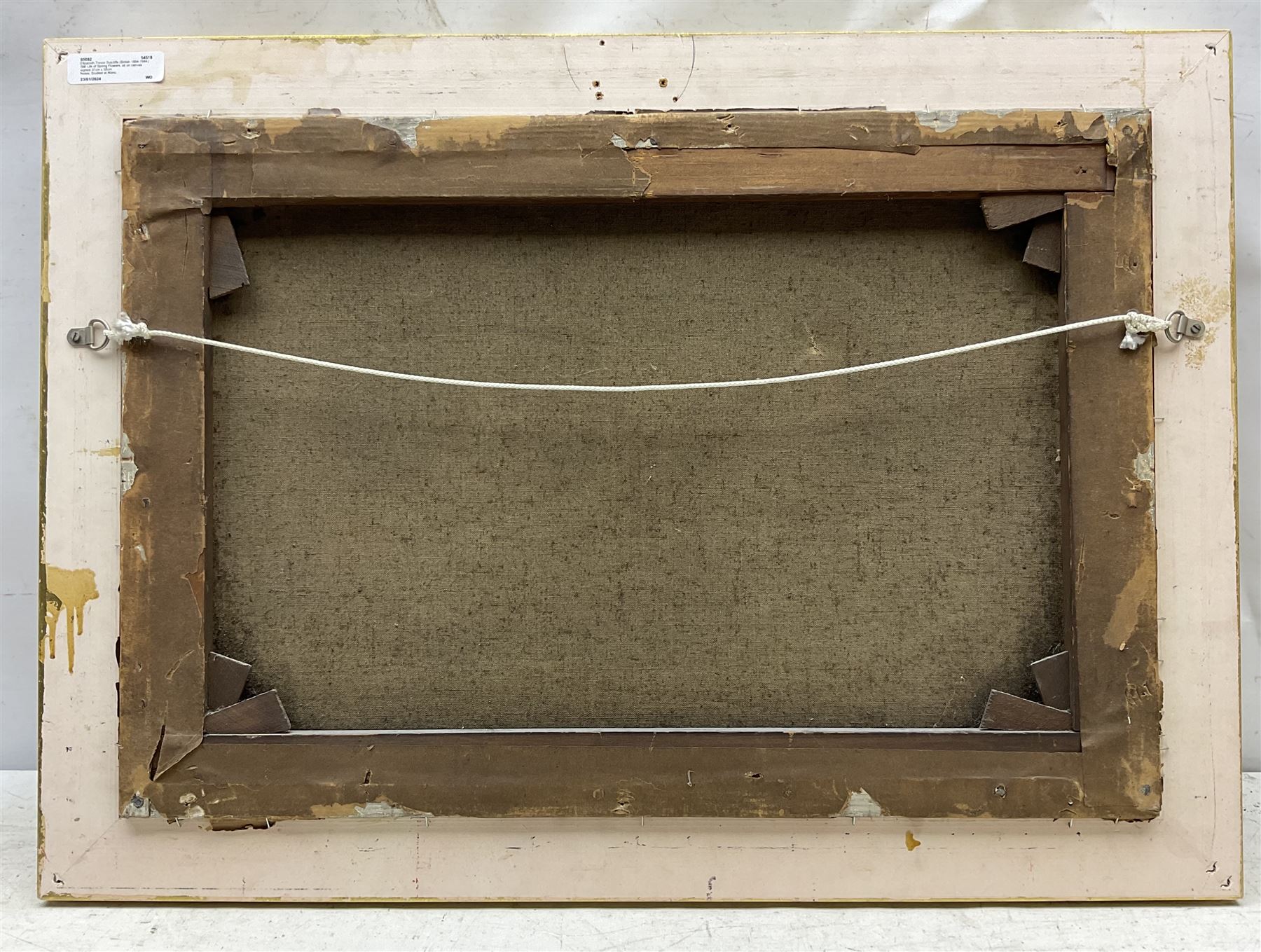 Elizabeth Trevor Sutcliffe (British 1854-1944): Still Life of Spring Flowers, oil on canvas signed 37cm x 55cm
Notes: Studied at Manchester School of Art, France and Italy. Lived in Wales, Whitby and Leeds, married to the fellow artist Lester Sutcliffe (1848-1933)