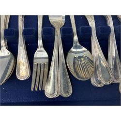 Viners 'The Parish Collection' 58 piece canteen of silver-plated cutlery in wood case