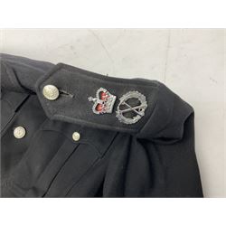 LNER Police cape; indistinctly dated 1943(?); York & North East Yorkshire Police belted tunic; belted tunic with Chief Constable epaulettes and buttons; and another tunic with staybrite Queens Crown buttons (4)