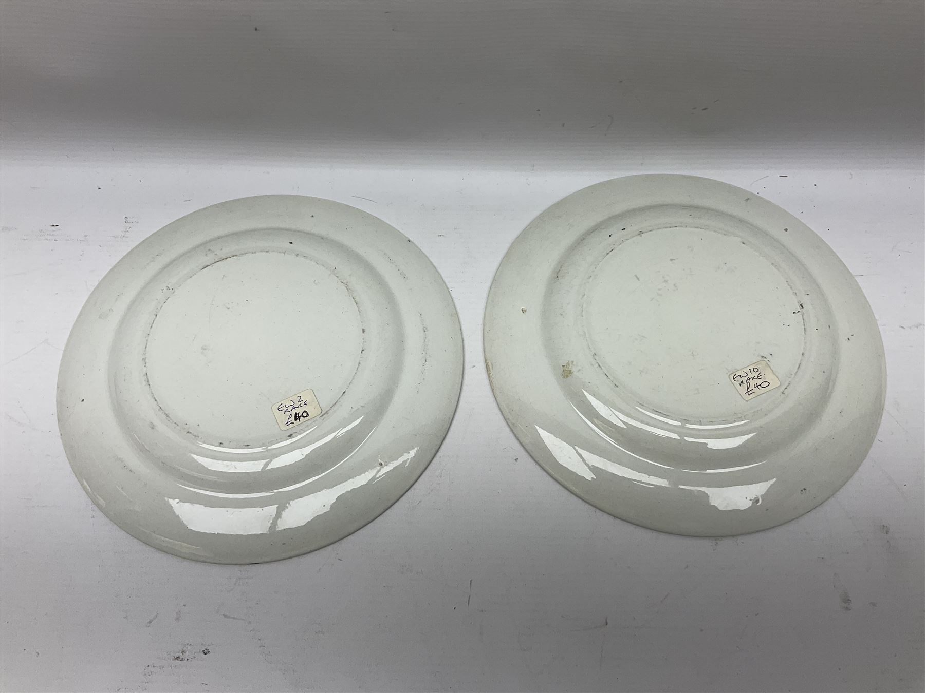 19th century Prattware table ware to include an oval footed dish decorated with a scene after Landseer 'Highland Music', retailed by James Muggleton L27.5cm, ‘The Truant’ plate after T. Webster, 'Blind Man's Buff' & 'Snap Dragon' tea plate, two side plates with malachite printed borders and others (17)