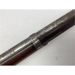 Early 19th century M.T. Wickham of Philadelphia flintlock musket, approximately .700 cal., the 104cm(41