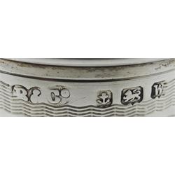 Pair of silver sugar nips by Chawner & Co, London 1854, five silver napkin rings, silver dish, cake forks and spoons, all hallmarked, approx 7.1oz