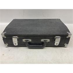 Lark M4001 four-piece clarinet; in fitted carrying case