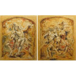 Joy Kirton-Smith (British contemporary): 'Masquerade I' and 'Masquerade II', pair limited edition colour prints signed titled and numbered 76/295 and 75/295 in pencil 60cm x 50cm (2)
