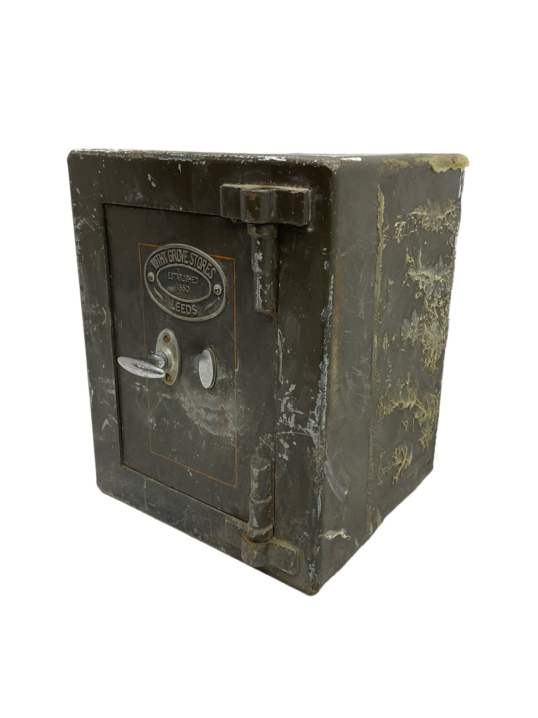 Withy Grove Stores Leeds - late Victorian cast iron safe 
