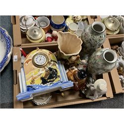 Quantity of ceramics to include Beswick foals, Nao figures, Ringtons novelty teapot, Sylvac etc