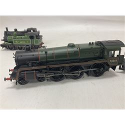 Bachmann ‘00’ gauge - six model steam locomotives comprising J72 Class 0-6-0 no.68723 in BR green; Class 3F 0-6-0 no.47310 in BR black; Gresley V2 Class 2-6-2 locomotive and tender no.3650 in LNER black; Class B1 4-6-0 locomotive and tender no.1059 in LNER black; Jubilee 6P Class 4-6-0 ‘Phoenix’ locomotive and tender no.45736 in BR green; Standard Class 5 4-6-0 locomotive and tender no.73014 in BR green; without boxes (6) 
