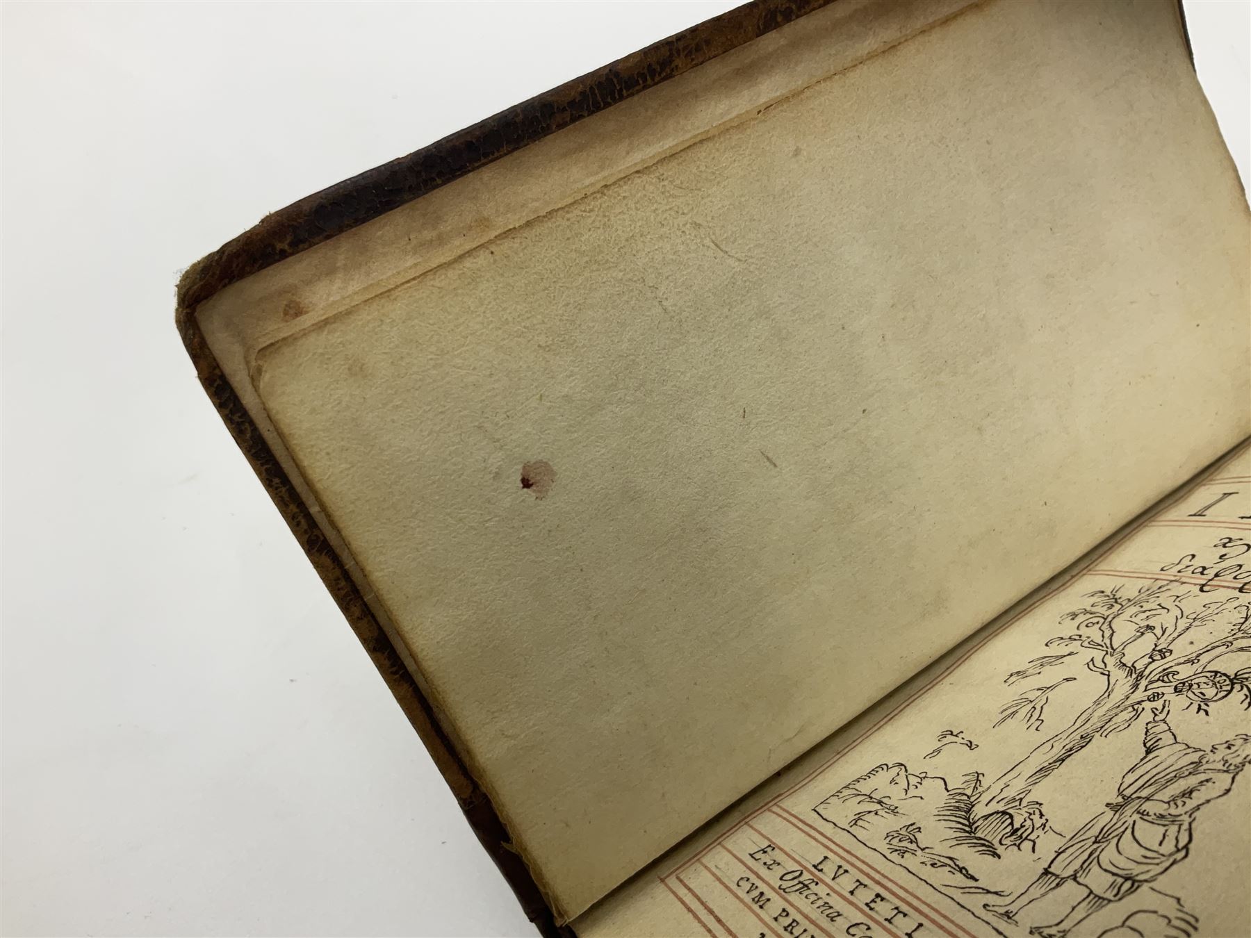 Homer's Illiad, 1554, with engraved title plate, complete book in greek text, the book has been rebound and rebacked