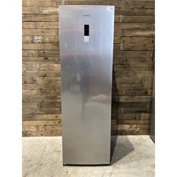 Kenwood upright freezer, eight drawers with ice box, grey finish