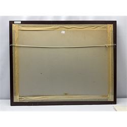 Luigi Roberto of Naples (Italian 1845-1910): 'SS Claymore of Whitby in a Gale in the Bay of Biscay 1889', gouache signed and dated Napoli 1889, 42cm x 62cm
