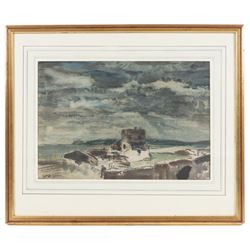 George Graham (British 1881-1941): River and Coastal Landscapes, pair watercolours signed, larger 26.5cm x 39cm (2)