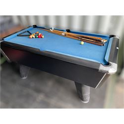 Supreme Winner, slate bed pool table, six foot, with cues and accessories - THIS LOT IS TO BE COLLECTED BY APPOINTMENT FROM DUGGLEBY STORAGE, GREAT HILL, EASTFIELD, SCARBOROUGH, YO11 3TX