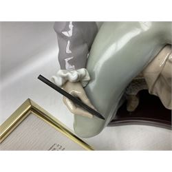 Lladro figure, Beethoven, limited edition 246/3000, Sculpted by Salvador Furio, no 5339, with original box year issued 1985, year retired 1993, H34cm