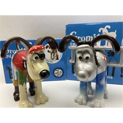 Wallace & Gromit - Gromit Unleashed: two Aardman Animations The Grand Appeal 'Gromit Unleashed' figures comprising Salty Sea Dog and Bristol Bulldog, both with boxes