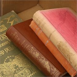 Stories from Hans Anderson illustrated by Edmund Dulac with tipped in plates 1911 and six Fairy Books by Andrew Lang illustrated by Henry Ford