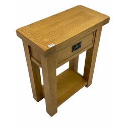 Light oak side table 