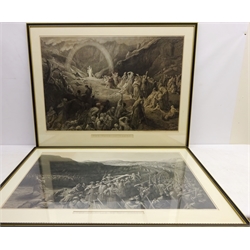  'The Vale of Tears' and 'The Soldiers of the Cross', two engravings by John Sadler & Herbert Bourne after Gustave Dore pub. Fairless & Beeforth London 1881/90, 61cm x 84cm (2)  