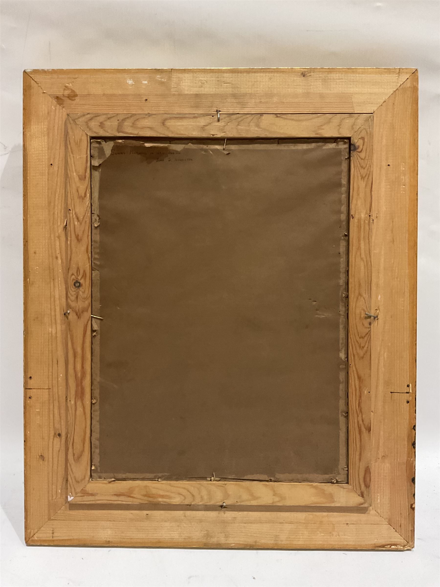 John Smith Atherton (British 1877-1943): 'Sunny Morning in Grassington', oil on board signed, titled verso 39cm x 29cm 