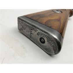 FIREARMS CERTIFICATE REQUIRED - BLANK FIRING Mauser 792 by 57 Mod.98 bolt action rifle marked BYF 41, re-proofed for .308 Winchester blank firing, with 61cm (24