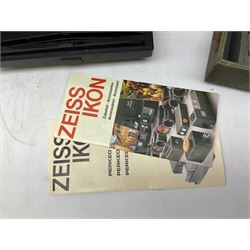 Boxed Zeiss Ikon compact projector, boxed, together with Eumig P8 Imperial projector in case