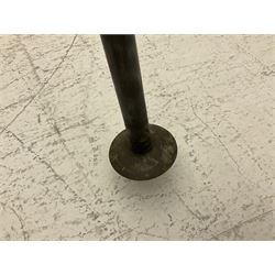 German machine gun stand of adjustable tripod form, marked 'NHW 7/63 12 -135 - 6089'