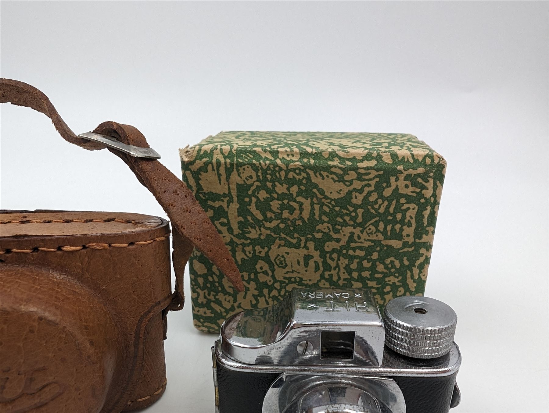 HIT spy camera, in original case, with box