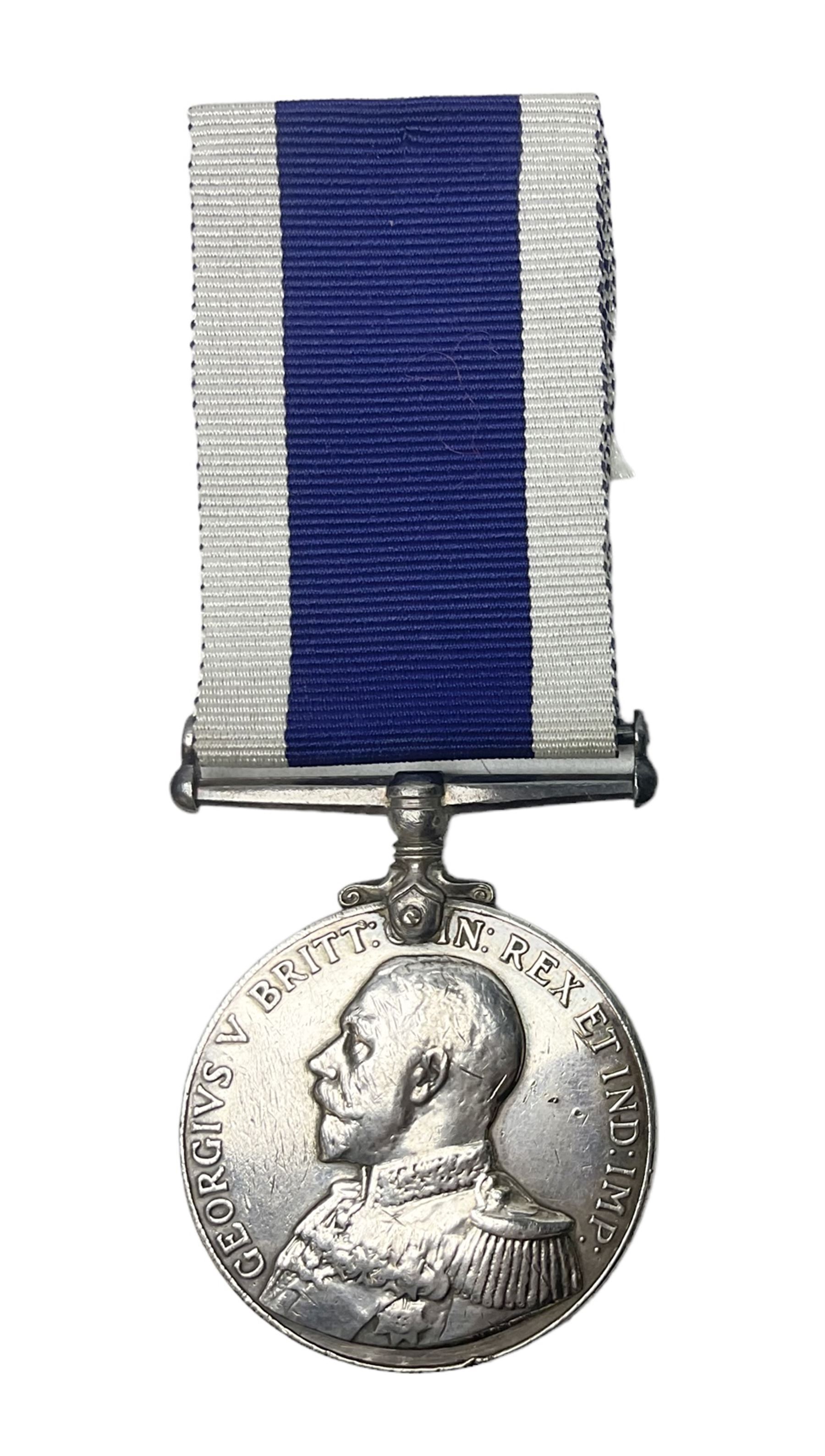 George V Naval long Service and Good Conduct Medal awarded to M.36831 W. Cox R.P.O. H.M.S. Vivid; with ribb