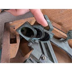 19th century Imray & Son lacquered brass sextant with ivory scale, contained within a mahogany case, inscribed Imray & Son 89 & 102 Minories
This item has been registered for sale under Section 10 of the APHA Ivory Act