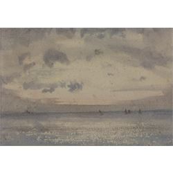 Henry Scott Tuke RA RWS (British 1858-1929): 'An Evening Sky', watercolour signed, titled ...