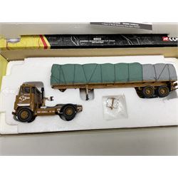 Collection of Corgi die-cast models including British Road Services, Scammell Crusader Sheeted Flat Trailer; CC12603 and five others, three London Brick models, together with various Corgi Classics models, all boxed (17)