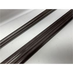 SHOTGUN CERTIFICATE REQUIRED - 19th century John Adams of London 12-bore double barrel side-by-side hammer gun with screw under-lever opening, 76cm (30