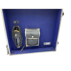 Pearl Musical Instruments Limited SS-101 amplifier No.7091 with integral flight case 48cm square