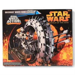 Collection of modern Star Wars figures and vehicles, comprising Kenner Landspeeder, Kenner Caccia Tie (Tie Fighter), Hasbro The Saga Collection Mace Windu's Jedi Starfighter, Hasbro Revenge of the Sith Grievous' Wheel Bike, Hasbro Episode I Sebulba's Podracer, two Hasbro Revenge of the Sith figures Darth Vader and Emperor Palpatine, two Hasbro 500 Darth Vader figures, hasbro Star Wars #1 comic pack, Hasbro Star Wars Celebration III, Unleashed Asajj Ventress and Obi-Wan Kenobi and Issue #1 of the DeAgostini Star Wars Figurine collection magazine, all boxed