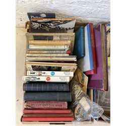 Assorted books, to include Janet Arnold Patterns of Fashion 1 and 2, a quantity of Royal Family related books and magazines, and a small number of children's books, etc., plus a quantity of cigarette cards, including examples by Wills, and Players.