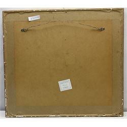 G M Buana (Balinese 20th century): 'Ubud Bali' Fish, mixed media signed and titled 36cm x 42cm