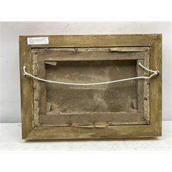 A J Vickers ?? (19th/20th century): Village Street Scenes, pair oils indistinctly signed and dated '09 one indistinctly titled 19cm x 29cm (2)