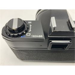 Canon QL Pellix camera body, serial no. 807468, with 'Canon FL 58mm 1:1.2' lens, serial no. 60185