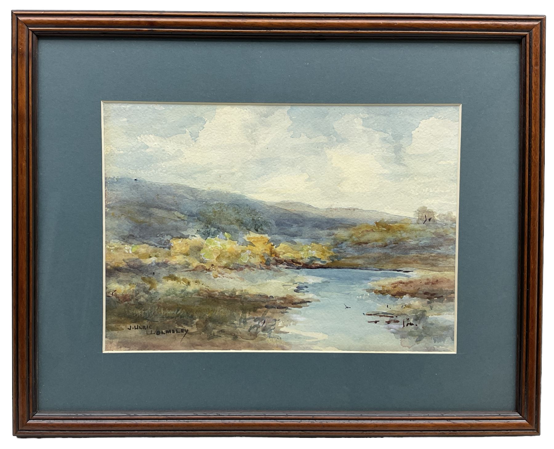 James Ulric Walmsley (British 1860-1954): On the Yorkshire Moors, watercolour signed 18cm x 26cm