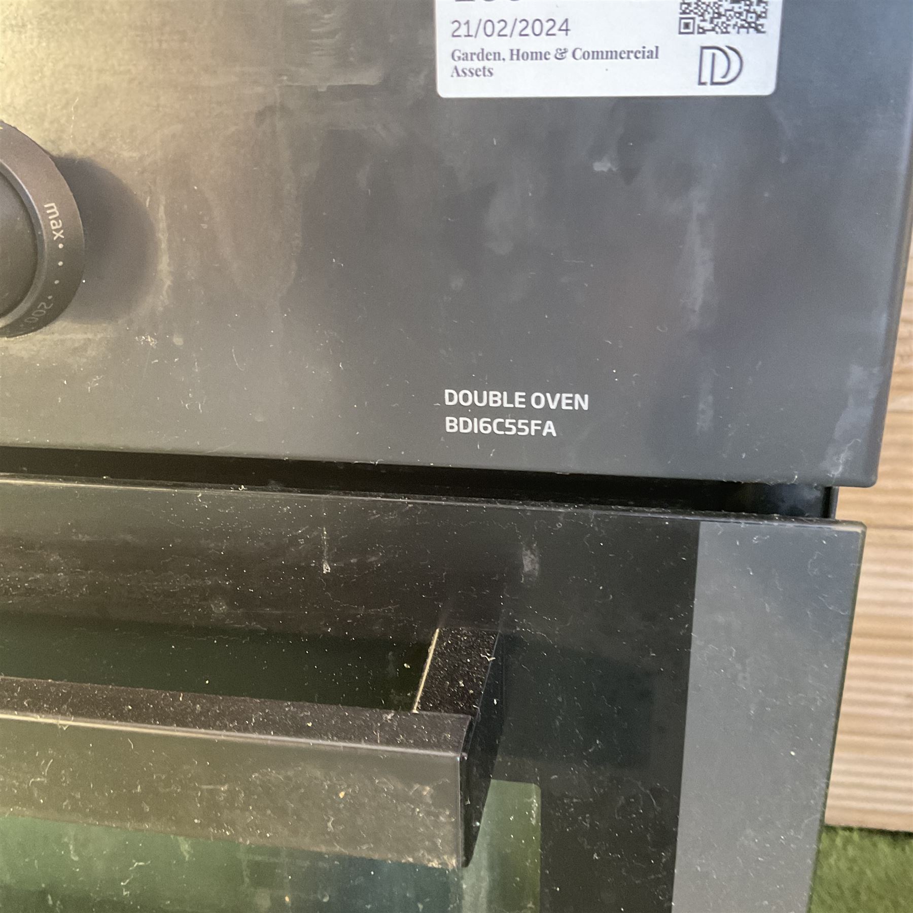 Beko BD16C55FA Double oven black finish domestic cooker  - THIS LOT IS TO BE COLLECTED BY APPOINTMENT FROM DUGGLEBY STORAGE, GREAT HILL, EASTFIELD, SCARBOROUGH, YO11 3TX