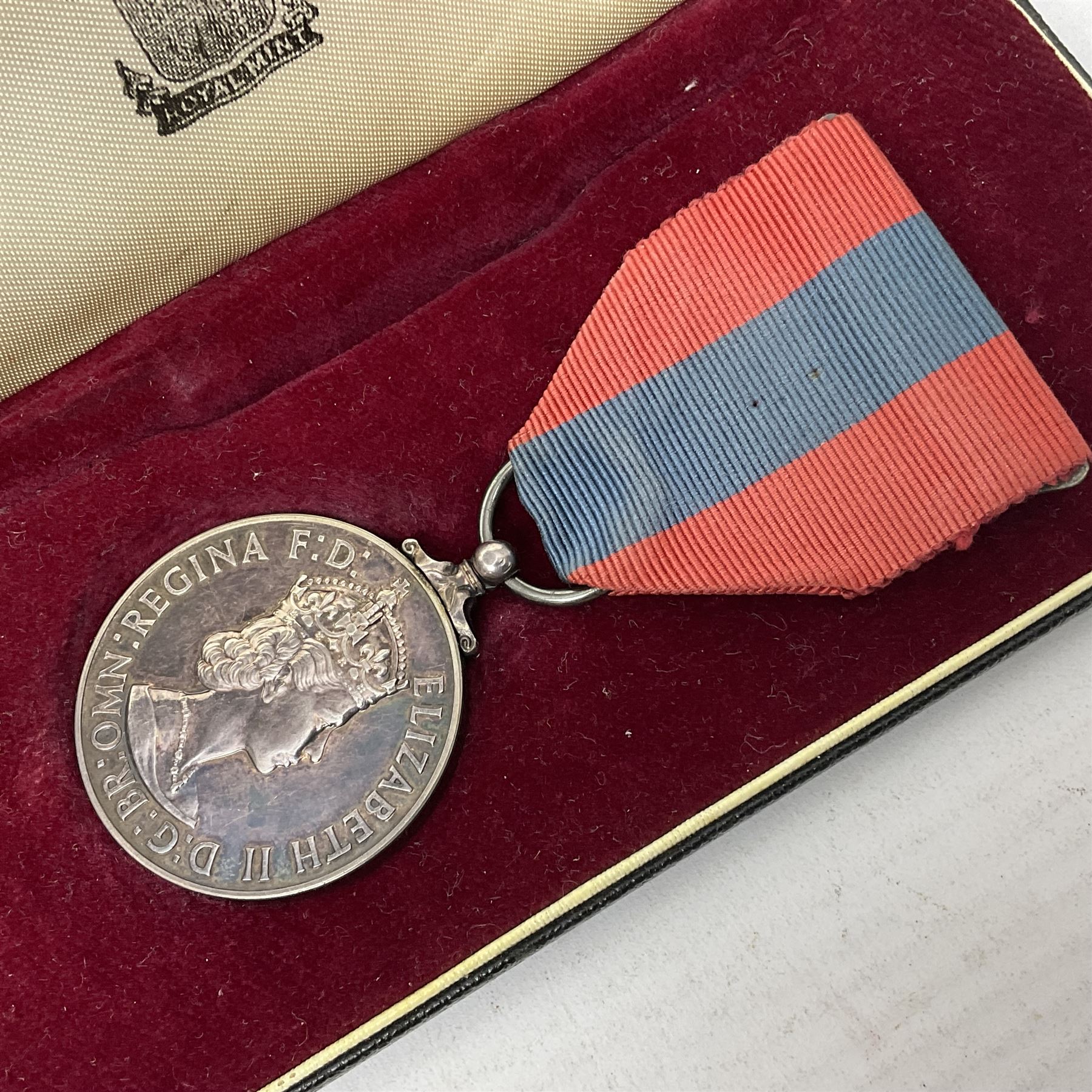 Two Imperial Service Medals to Elsie Hannah Ferguson and Fred Whitehead; each in original case; WWI Special Constabulary Medal to Inspr. Alfred W. Thompson; modern Prisoner of War Medal; cased; replica Victoria Cross and India Mutiny Medals with archive of information relating to Pte. Robert Newell V.C. 9th Lancers; replica Victoria Cross and George Cross with miniatures; and other replica medals etc