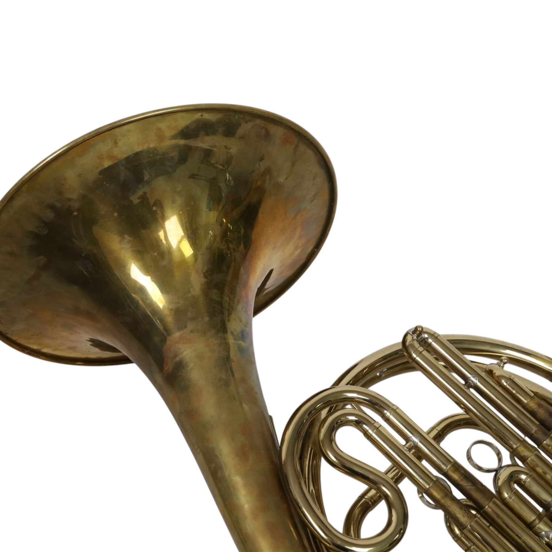 Boosey & Hawke B&H 400 French horn, in fitted hard case with Denis Wick mute