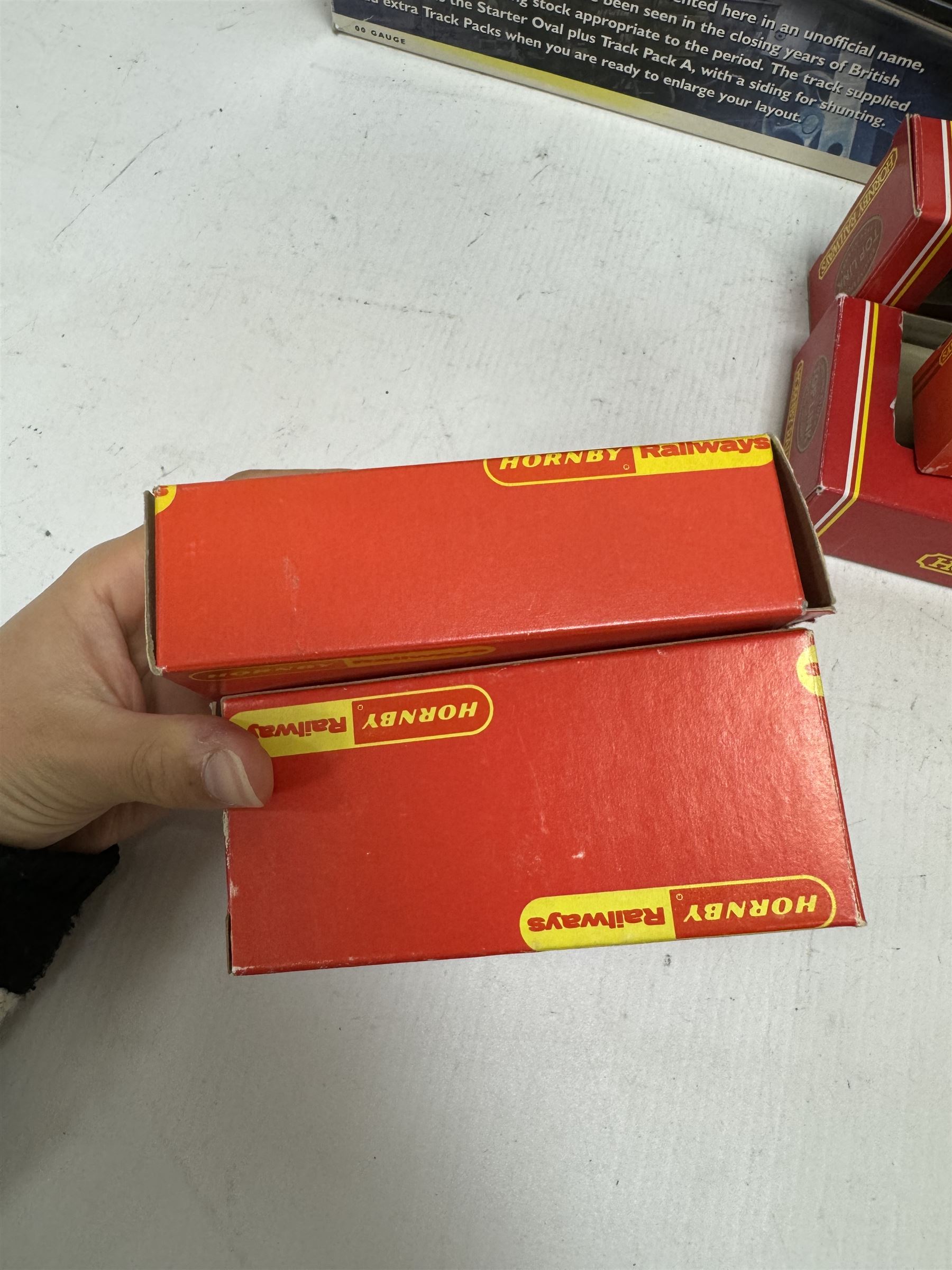 Hornby '00' gauge electric train set Smokey Joe, together with ten Hornby '00' gauge goods wagons, all boxed