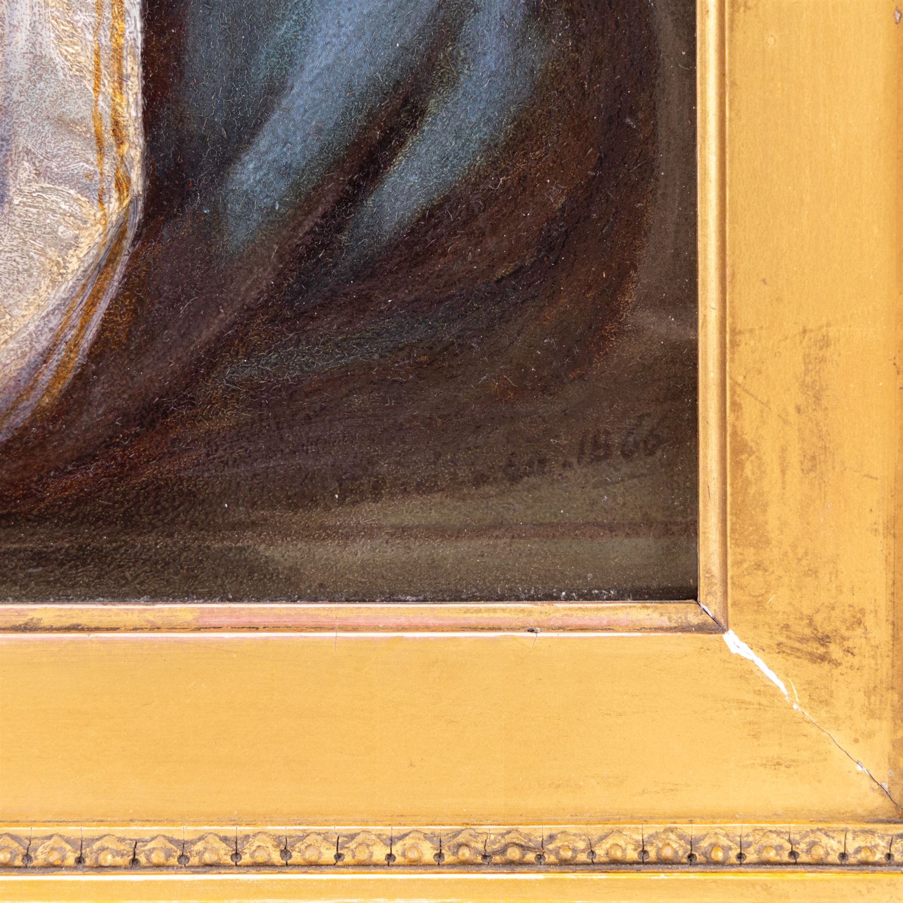Siegfried Detlev Bendixen (German 1786-c1864): 'Faith' and 'Love', pair oils on panel faintly signed and one dated 1866, titled and inscribed verso 'Painted by S Bendixen 1866 and finished for the Countess of Tyrconnel at Kiplin March 1867', relating these to Kiplin Hall, near Richmond, and the Countess Sarah Carpenter (1799-1868), 27cm x 22cm (2)
Notes: Although the death of the artist is widely recorded as 1864, there is little information available regarding his time in England after moving to London in 1832, and the circumstances of his death are unknown. These portraits being dated 1866/1867 plausibly suggests that he died at a later date.