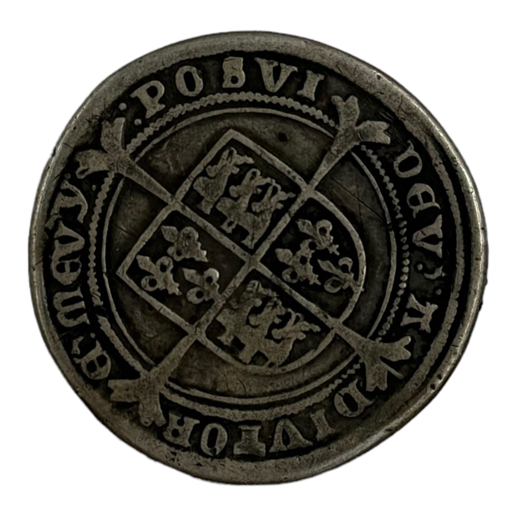 Edward VI (1547-53) silver halfcrown coin