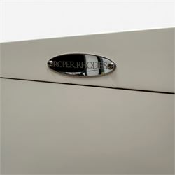 Roper Rhodes - bathroom cabinet with rectangular mirror a
and mounting brackets in a painted white finish