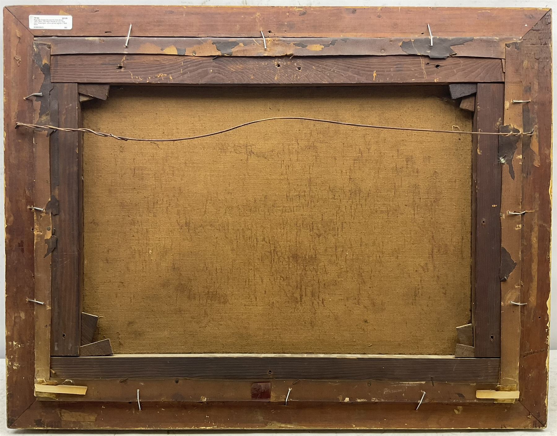 Reginald Grange Brundrit RA ROI (British 1883-1960): The River Wharfe at Loup Scar near Grassington, oil on canvas signed c.1924, 45cm x 60cm 
Provenance: en plein air preliminary study for a larger work dated 1924 hanging in the Cartwright Hall, Lister Park, Bradford