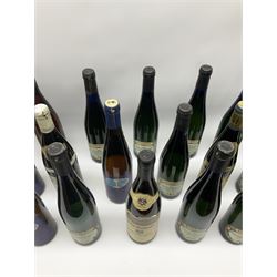 Mixed alcohol including Pieroth Blue 1988 Qualitatswein Nahe 750ml, 10%Vol, Ferdinand Pierroth 1986 Qualitatswein Nahe 70cls etc, various contents and proofs, 25 bottles