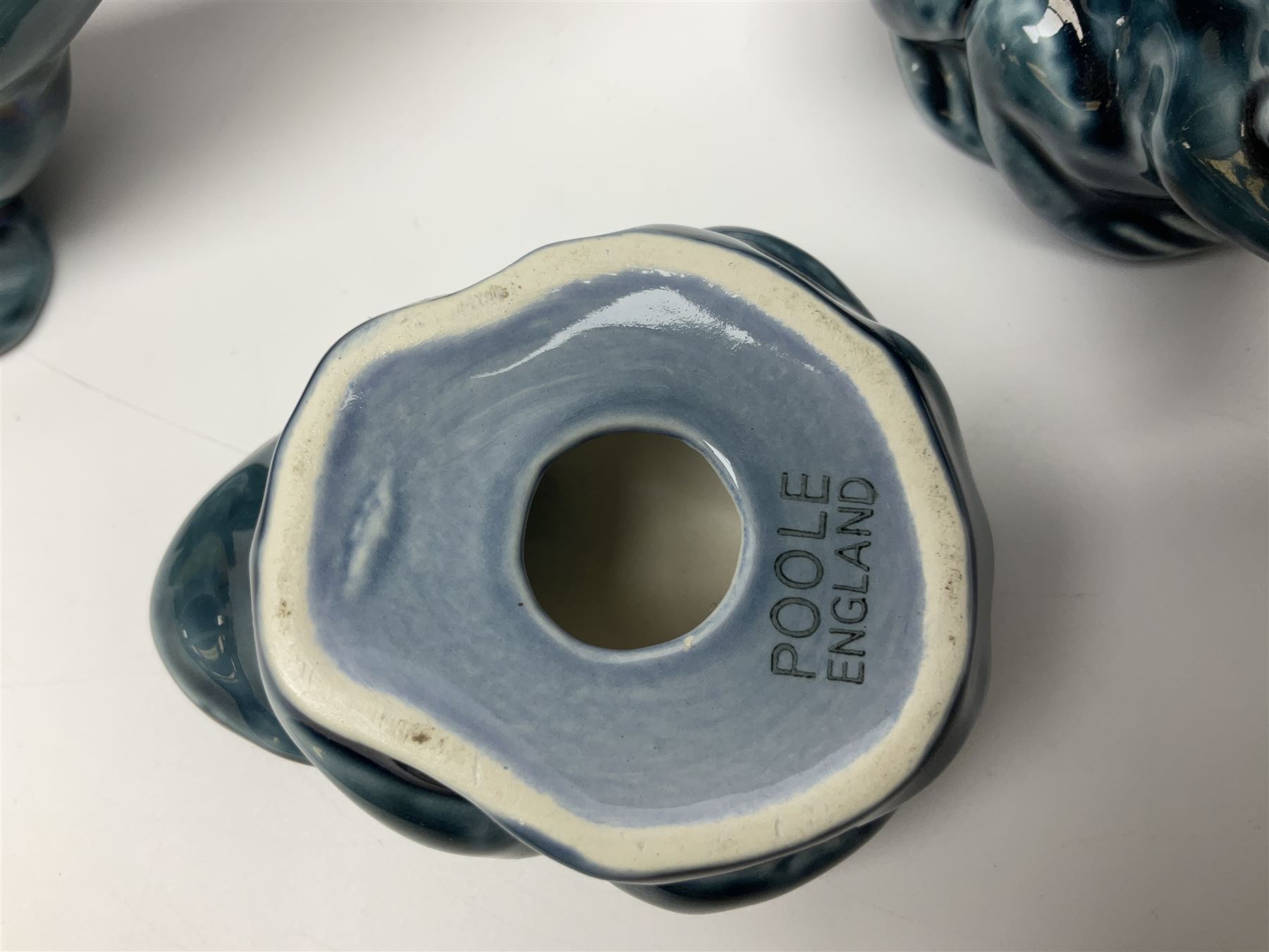 Collection of Poole pottery animals, including frogs, owls, otters, dolphins, mice etc, all with printed mark beneath (23)