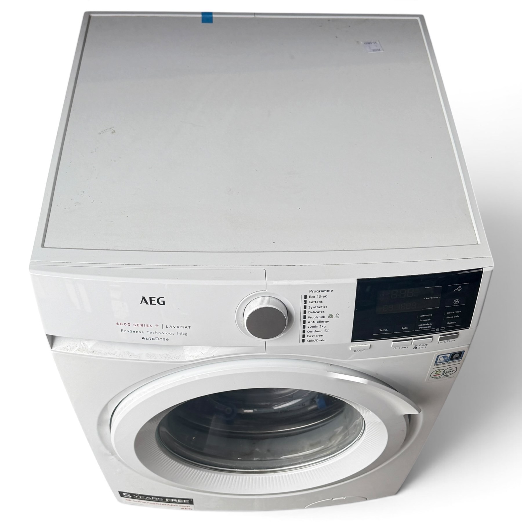AEG - 6000 series Lavamat prosense washing machine 1-8kg