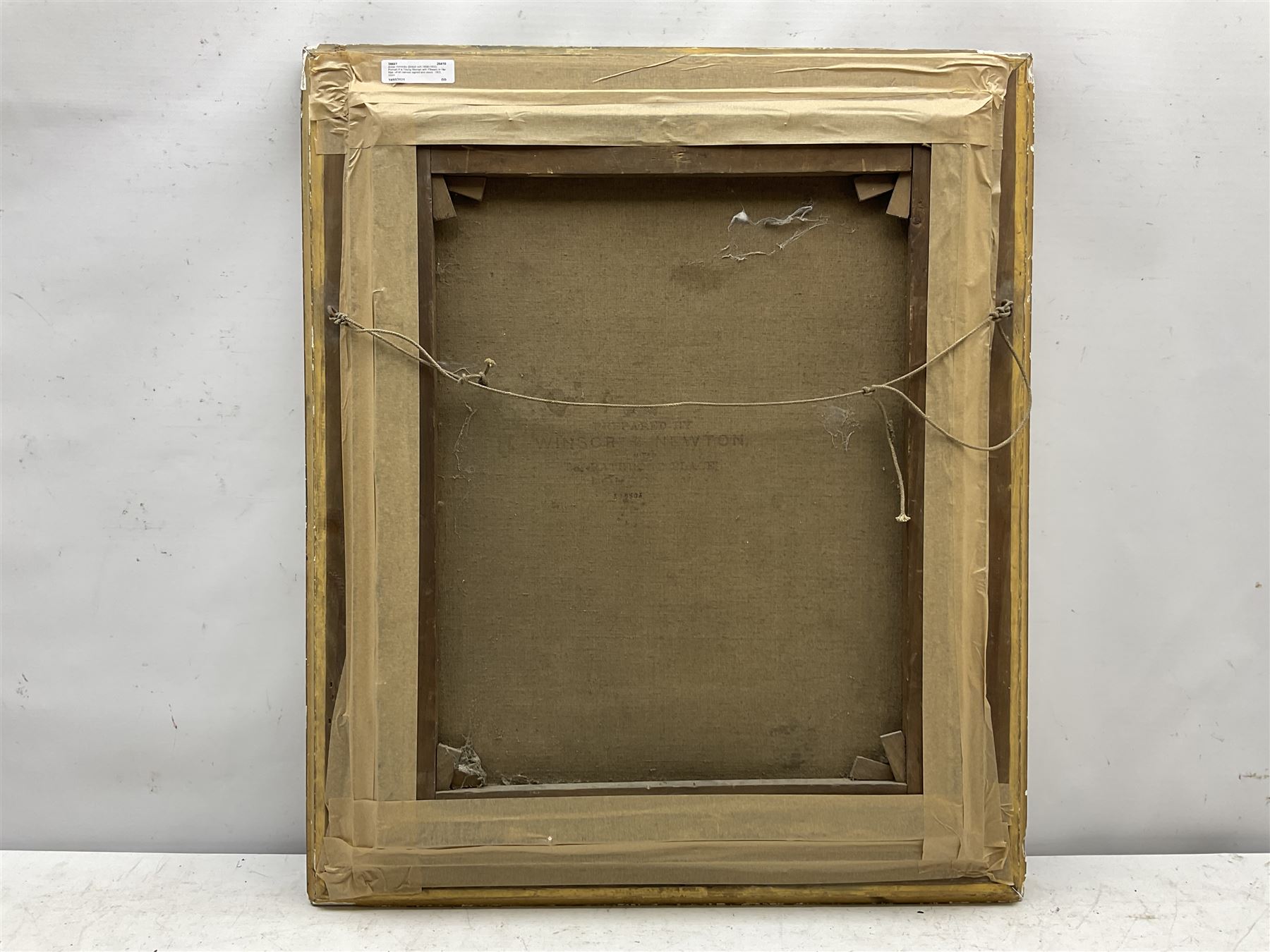 Annie Horrocks (British exh.1898-1903): Portrait of a Young Woman with Flowers in Her Hair, oil on canvas signed and dated 1903, 52cm x 42cm